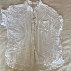 Jane and Delancey White Button Down Shirt